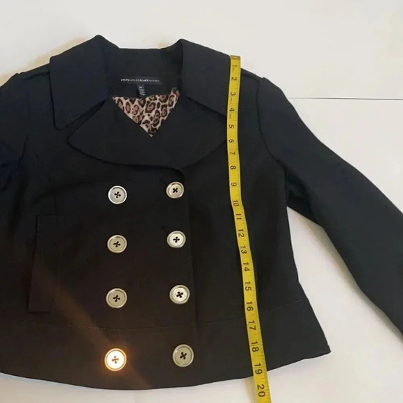 White House Black Market Double Breasted Cropped Blazer, women’s sz small Petite - Picture 9 of 14